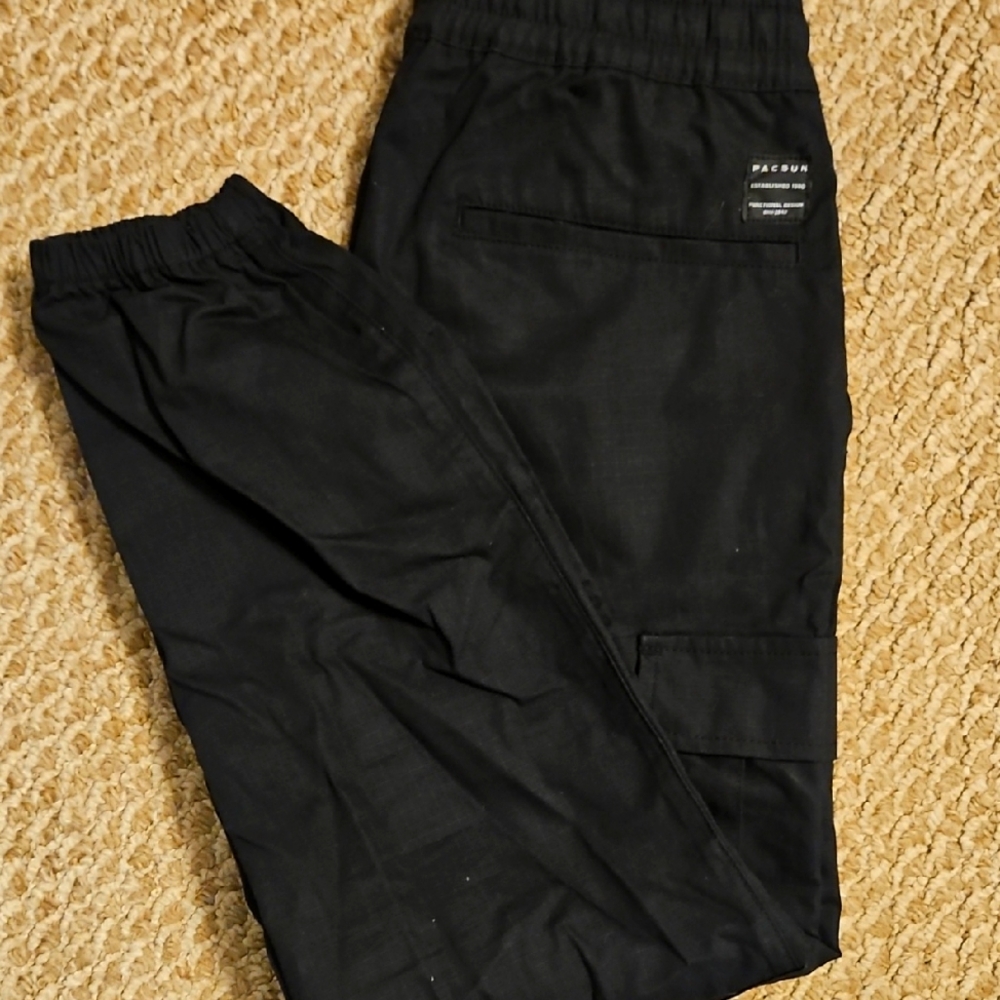 Men's Black Cargo Pants